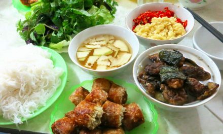 Northern Vietnamese Cuisine at Bun Cha Duc Biet Kim