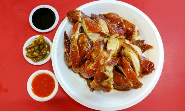 Eat Singapore Soy Sauce Chicken Rice at Liao Fan Hong Kong Hawker