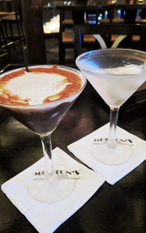 Chocolate and Lychee Martini Mortons Bar Singapore