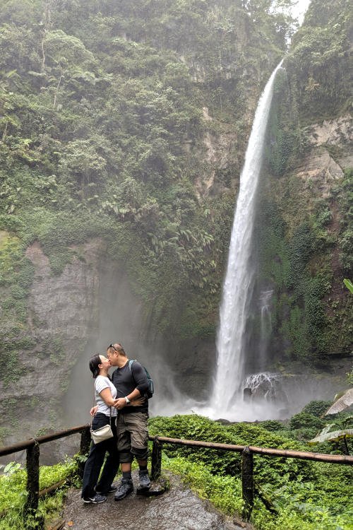 Nadia and JM Air Terjun Coban Pelangi Waterfall 04